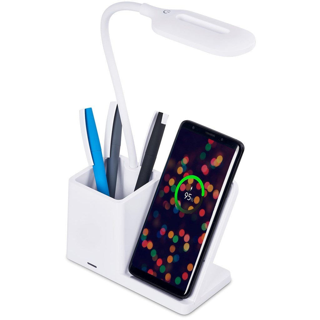Swiss Cougar Ottawa Wireless Charger and Desk Lamp - Brand your company Logo! Get a quote - Promo Lingo