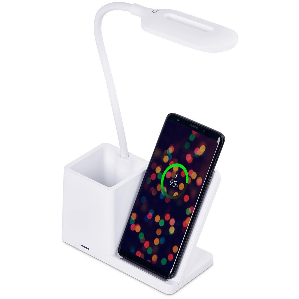 Swiss Cougar Ottawa Wireless Charger and Desk Lamp - Brand your company Logo! Get a quote - Promo Lingo