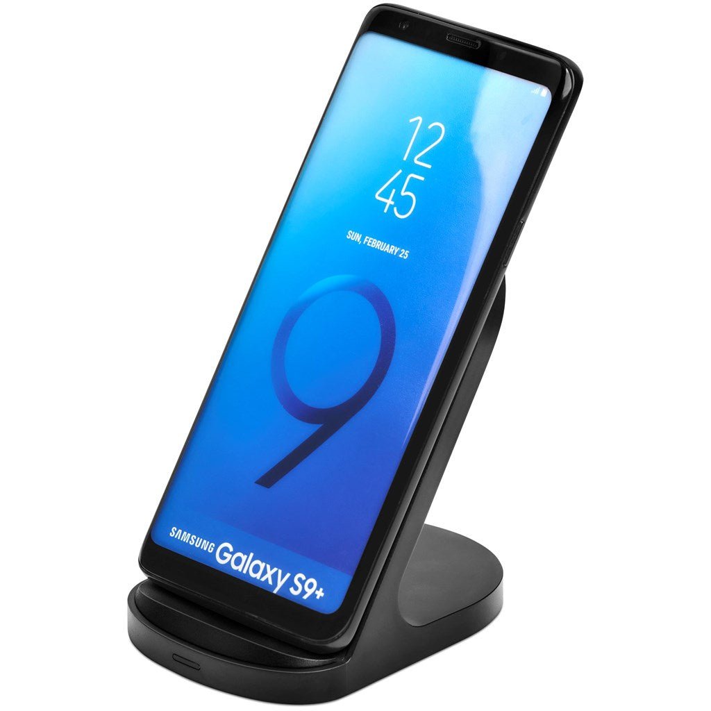 Swiss Cougar Reno Wireless Charging Phone Stand - BL - Brand your company Logo! Get a quote - Promo Lingo