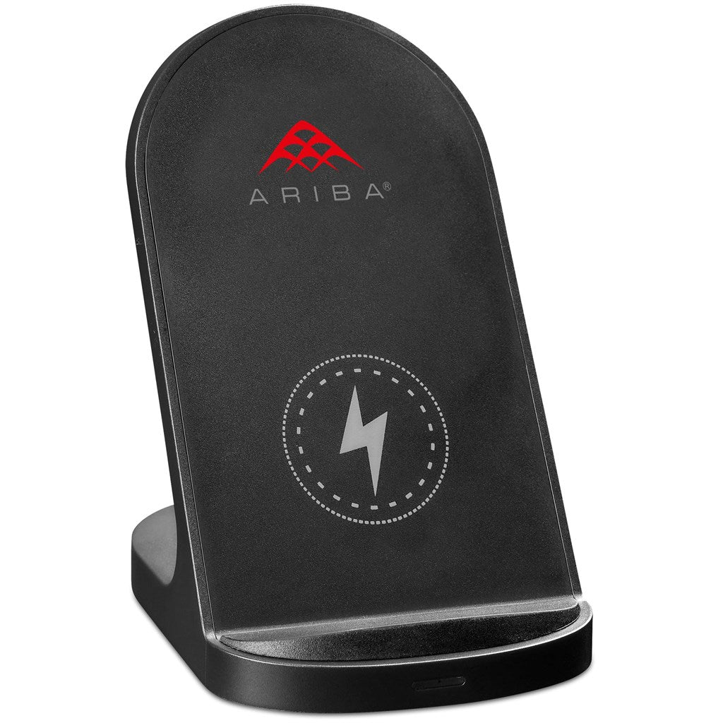 Swiss Cougar Reno Wireless Charging Phone Stand - BL - Brand your company Logo! Get a quote - Promo Lingo