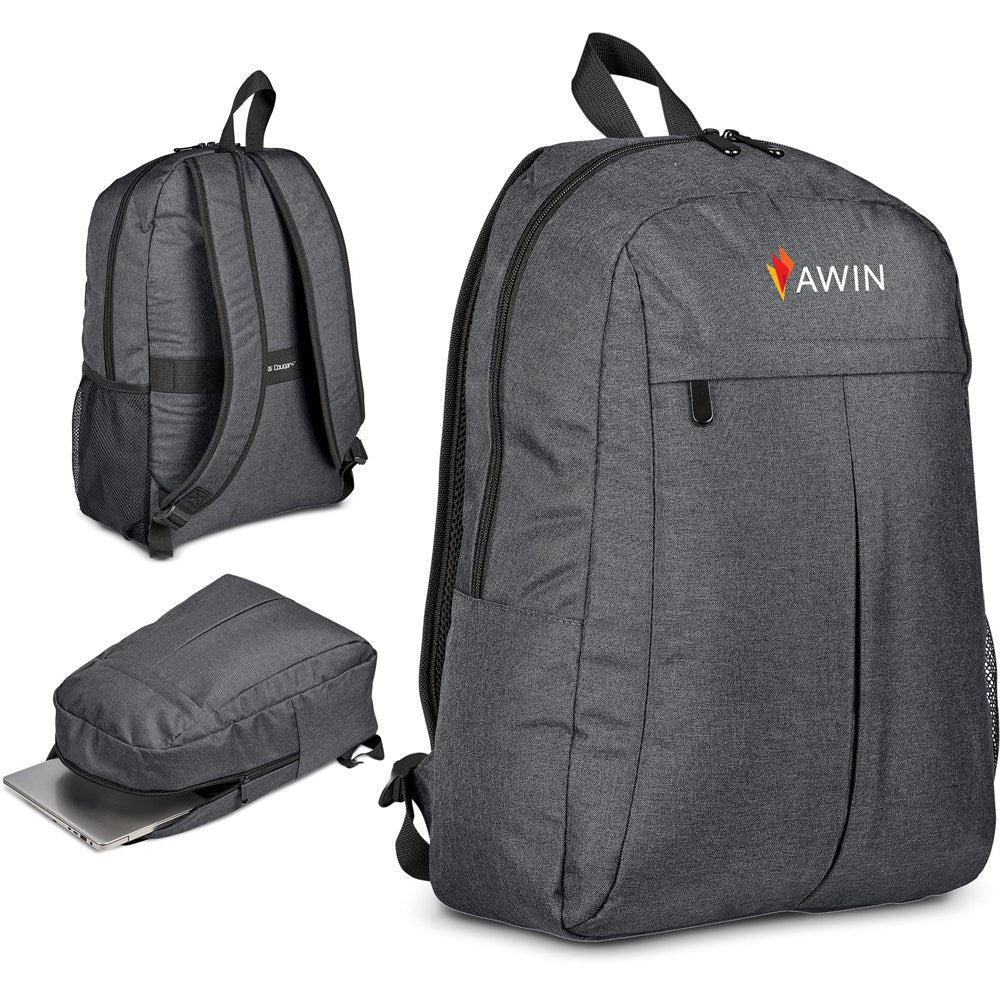 Swiss Cougar Stockholm Laptop Backpack with Padded Compartment for Professionals - Brand your company Logo! Get a quote - Promo Lingo
