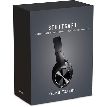 Swiss Cougar Stuttgart Active Noise - Cancelling Bluetooth Headphones for Travelers - Brand your company Logo! Get a quote - Promo Lingo