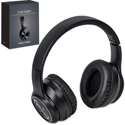 Swiss Cougar Stuttgart Active Noise - Cancelling Bluetooth Headphones for Travelers - Brand your company Logo! Get a quote - Promo Lingo