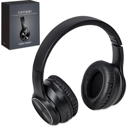 Swiss Cougar Stuttgart Active Noise - Cancelling Bluetooth Headphones for Travelers - Brand your company Logo! Get a quote - Promo Lingo