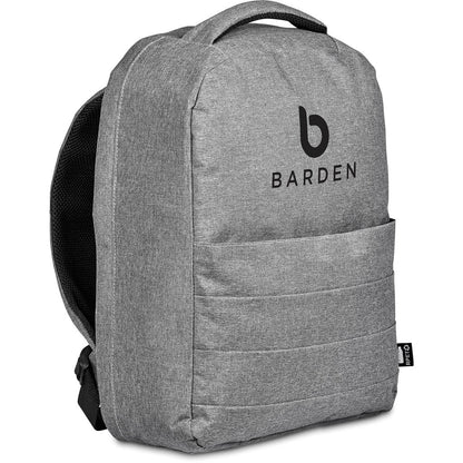 Swiss Cougar Tallinn Anti - Theft Recycled PET Laptop Backpack for Commuters - Brand your company Logo! Get a quote - Promo Lingo