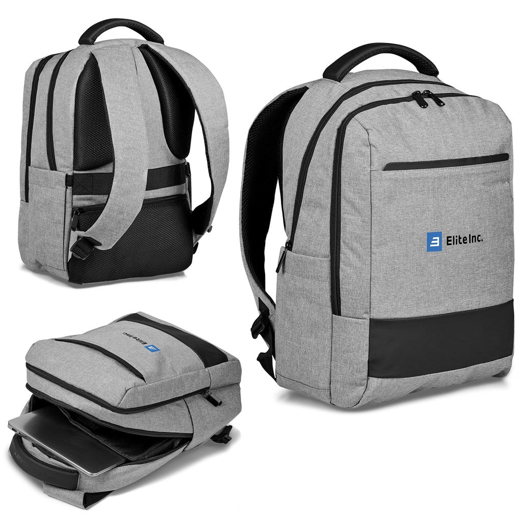 Swiss Cougar Zurich Laptop Backpack with Padded Compartment for Students - Brand your company Logo! Get a quote - Promo Lingo