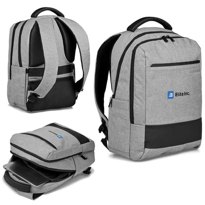 Swiss Cougar Zurich Laptop Backpack with Padded Compartment for Students - Brand your company Logo! Get a quote - Promo Lingo