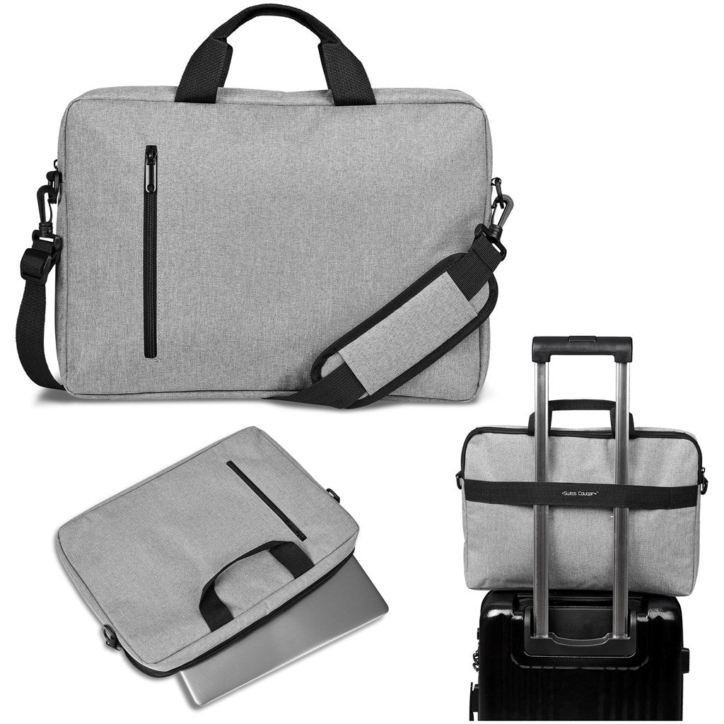 Swiss Cougar Zurich Laptop Bag with Padded Protection for Business Travelers - Brand your company Logo! Get a quote - Promo Lingo