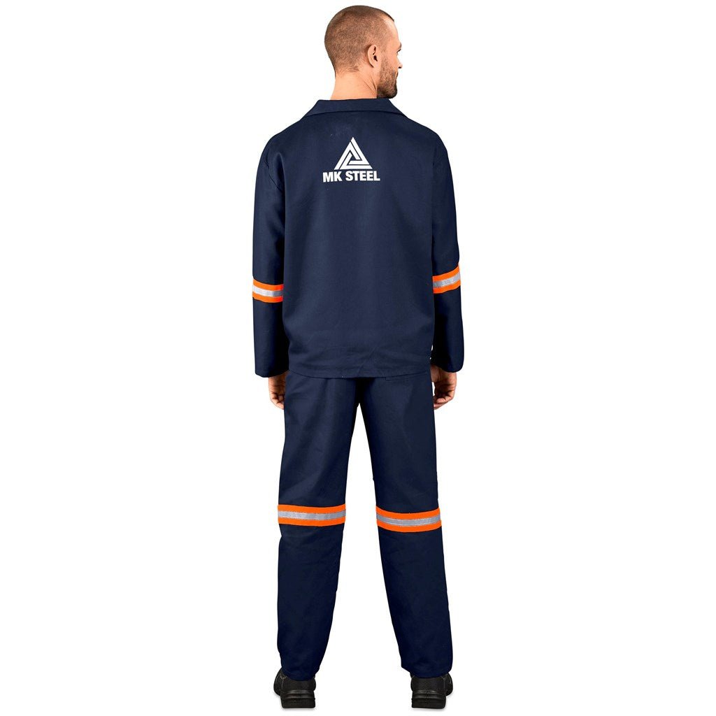 Technician 100% Cotton Conti Suit - Reflective Arms & Legs - Orange Tape - Brand your company Logo! Get a quote - Promo Lingo