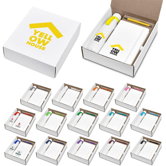 Thompson White Gift Set - Brand your company Logo! Get a quote - Promo Lingo