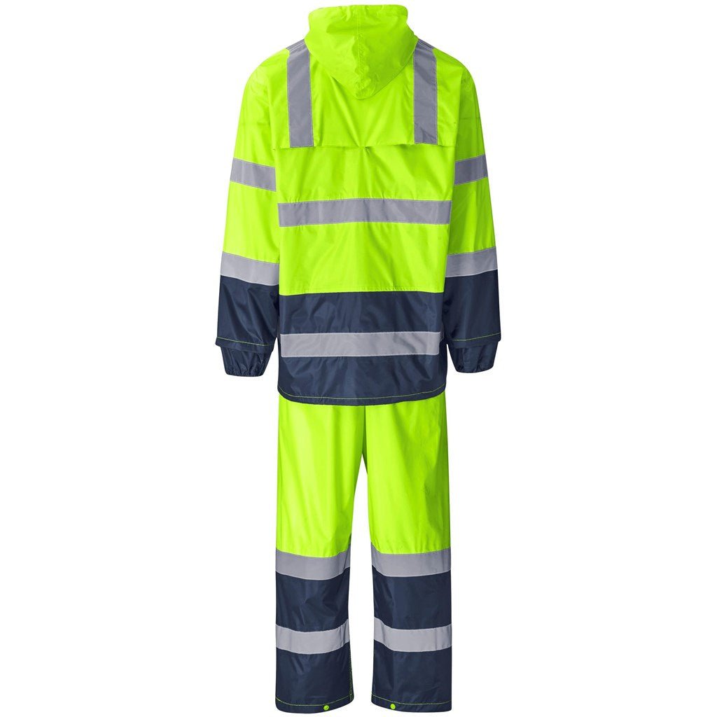 Torrent Two - Tone Hi - Viz Ref Polyester/PVC Rainsuit - Lime - Brand your company Logo! Get a quote - Promo Lingo