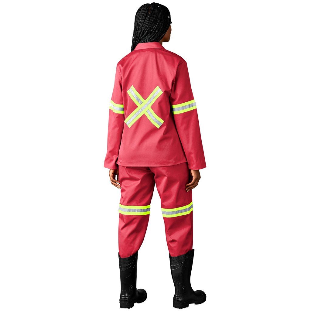 Trade Polycotton Conti Suit - Reflective Arms, Legs & Back - Yellow Tape - Brand your company Logo! Get a quote - Promo Lingo