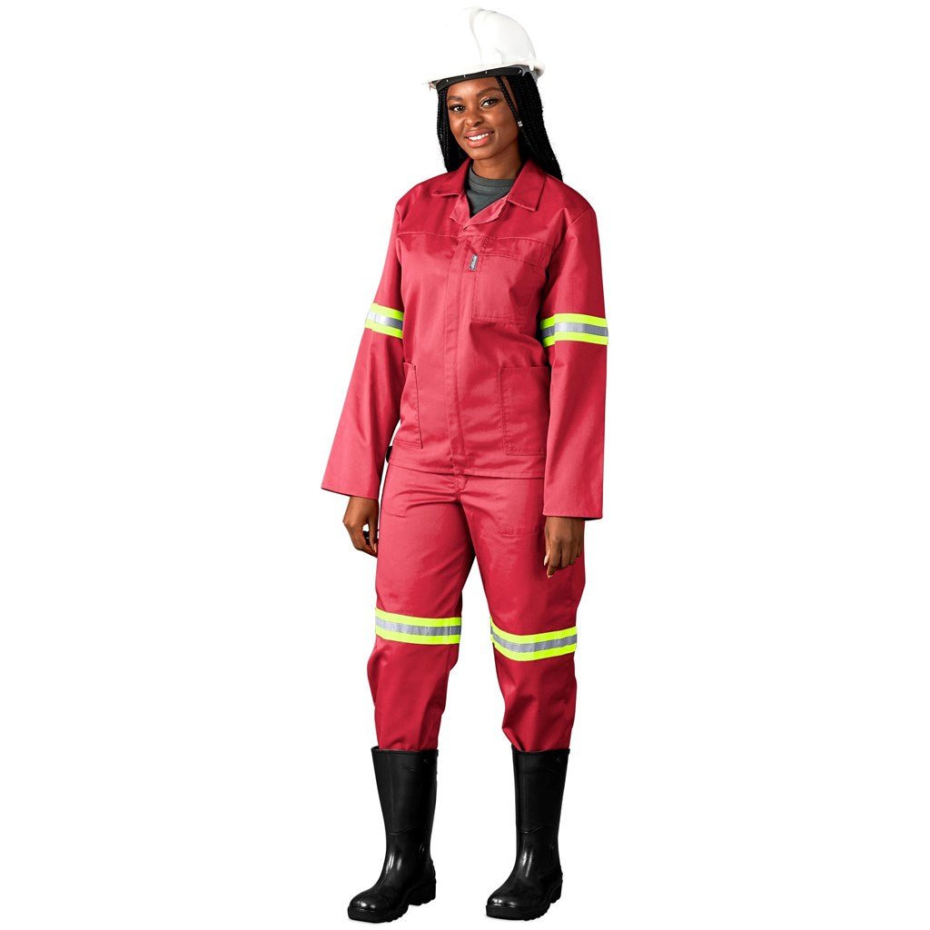 Trade Polycotton Conti Suit - Reflective Arms, Legs & Back - Yellow Tape - Brand your company Logo! Get a quote - Promo Lingo