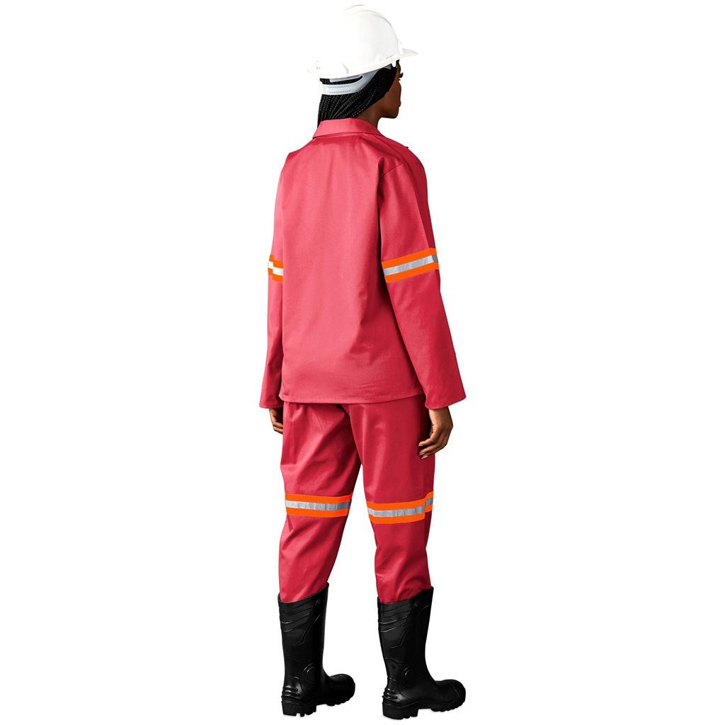 Trade Polycotton Conti Suit - Reflective Arms & Legs - Orange Tape - Brand your company Logo! Get a quote - Promo Lingo