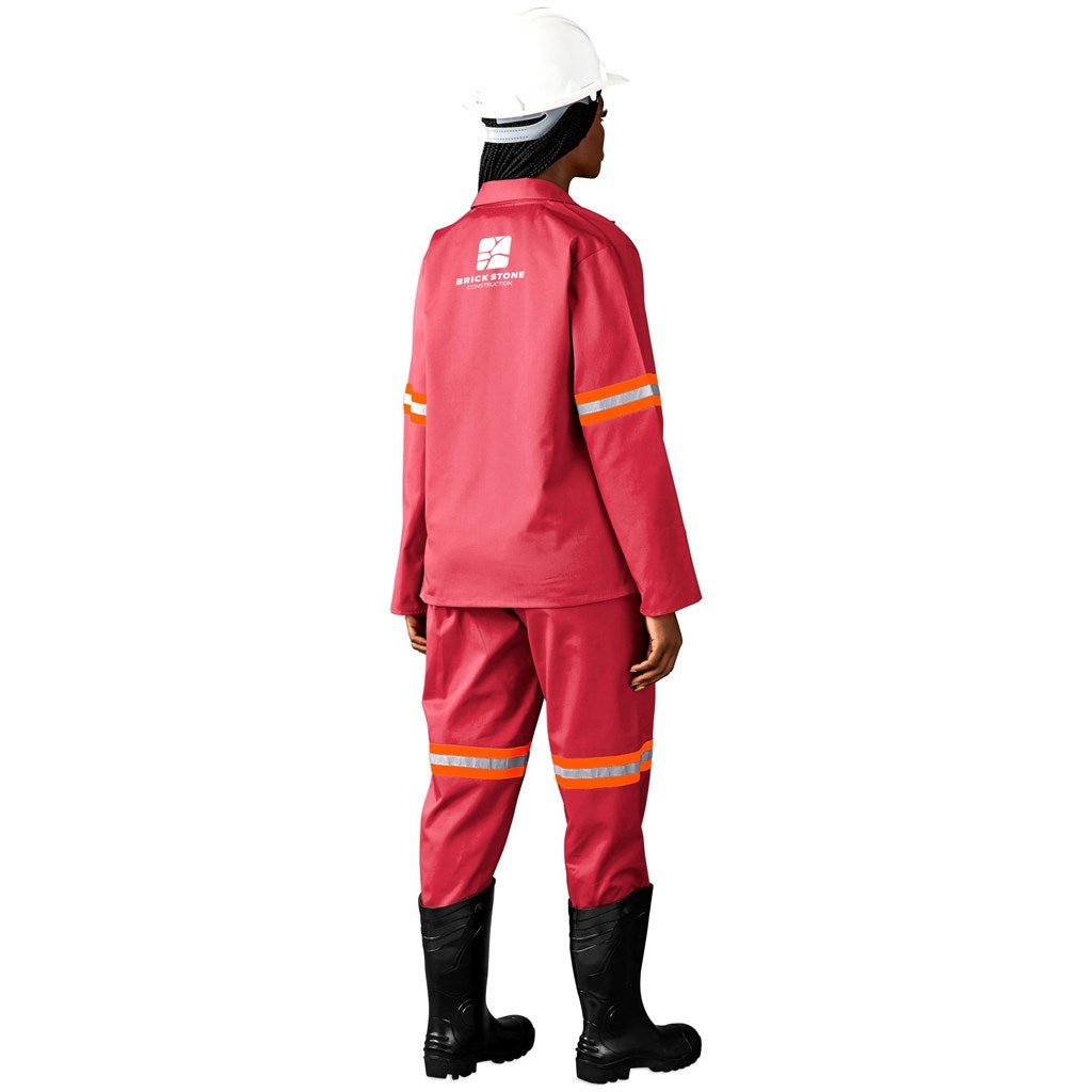 Trade Polycotton Conti Suit - Reflective Arms & Legs - Orange Tape - Brand your company Logo! Get a quote - Promo Lingo