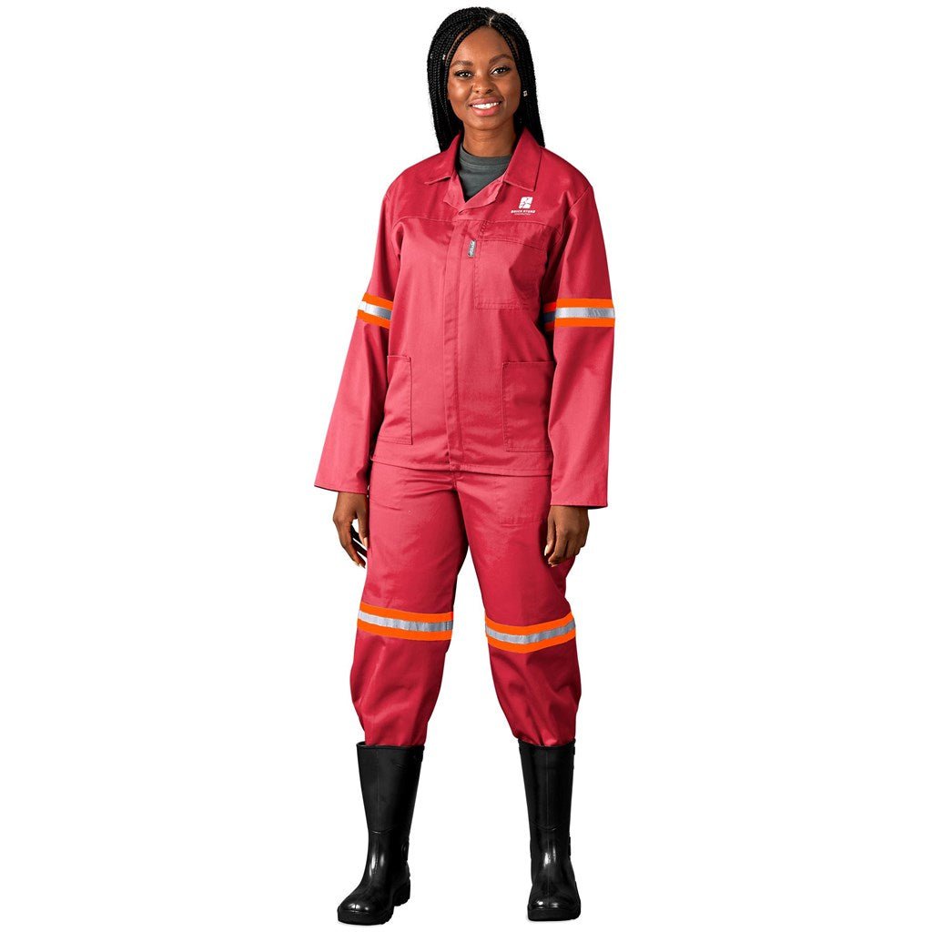 Trade Polycotton Conti Suit - Reflective Arms & Legs - Orange Tape - Brand your company Logo! Get a quote - Promo Lingo