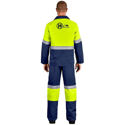 Traffic Premium Two - Tone Hi - Viz Reflective Pants for Safety - Brand your company Logo! Get a quote - Promo Lingo