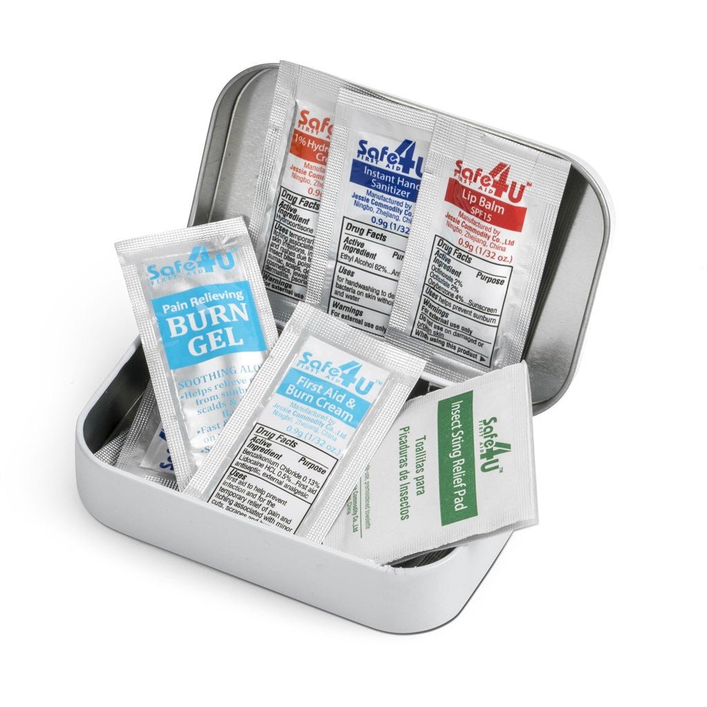 Trek Mini First Aid Kit - Brand your company Logo! Get a quote - Promo Lingo
