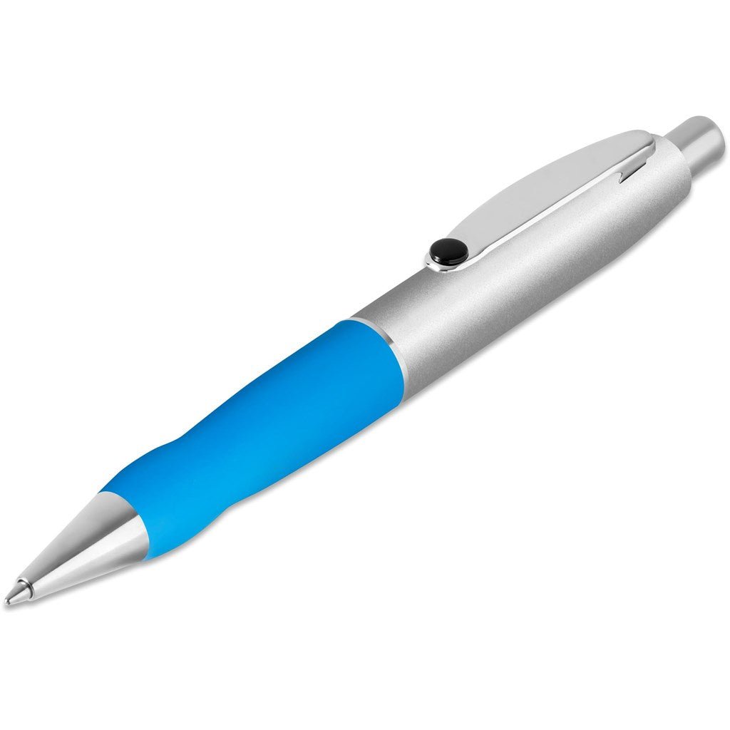Turbo Tide Ball Pen - Light Blue - Brand your company Logo! Get a quote - Promo Lingo