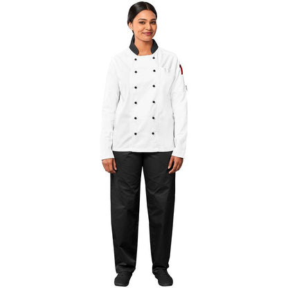 Unisex Long Sleeve Toulon Chef Jacket - Brand your company Logo! Get a quote - Promo Lingo