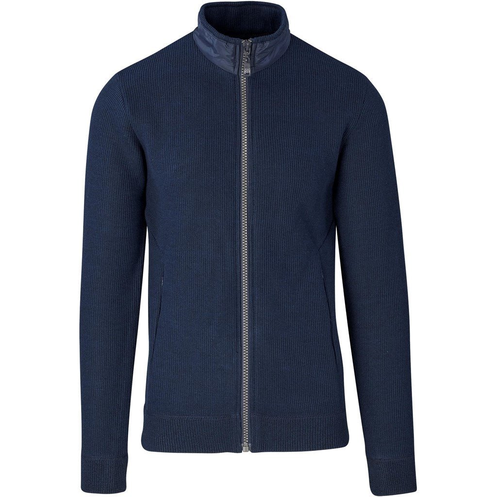 Unisex Ohio Knitted Jacket - Navy - Brand your company Logo! Get a quote - Promo Lingo