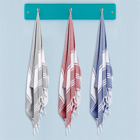 US Basic Santa Cruz Cotton - Rich Beach Towel & Drawstring Bag - Brand your company Logo! Get a quote - Promo Lingo
