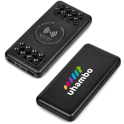 Vader Wireless Charging Suction Power Bank - 10,000mAh - Brand your company Logo! Get a quote - Promo Lingo