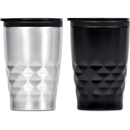 Vega Stainless Steel & Plastic Double - Wall Tumbler – 350ml - Brand your company Logo! Get a quote - Promo Lingo