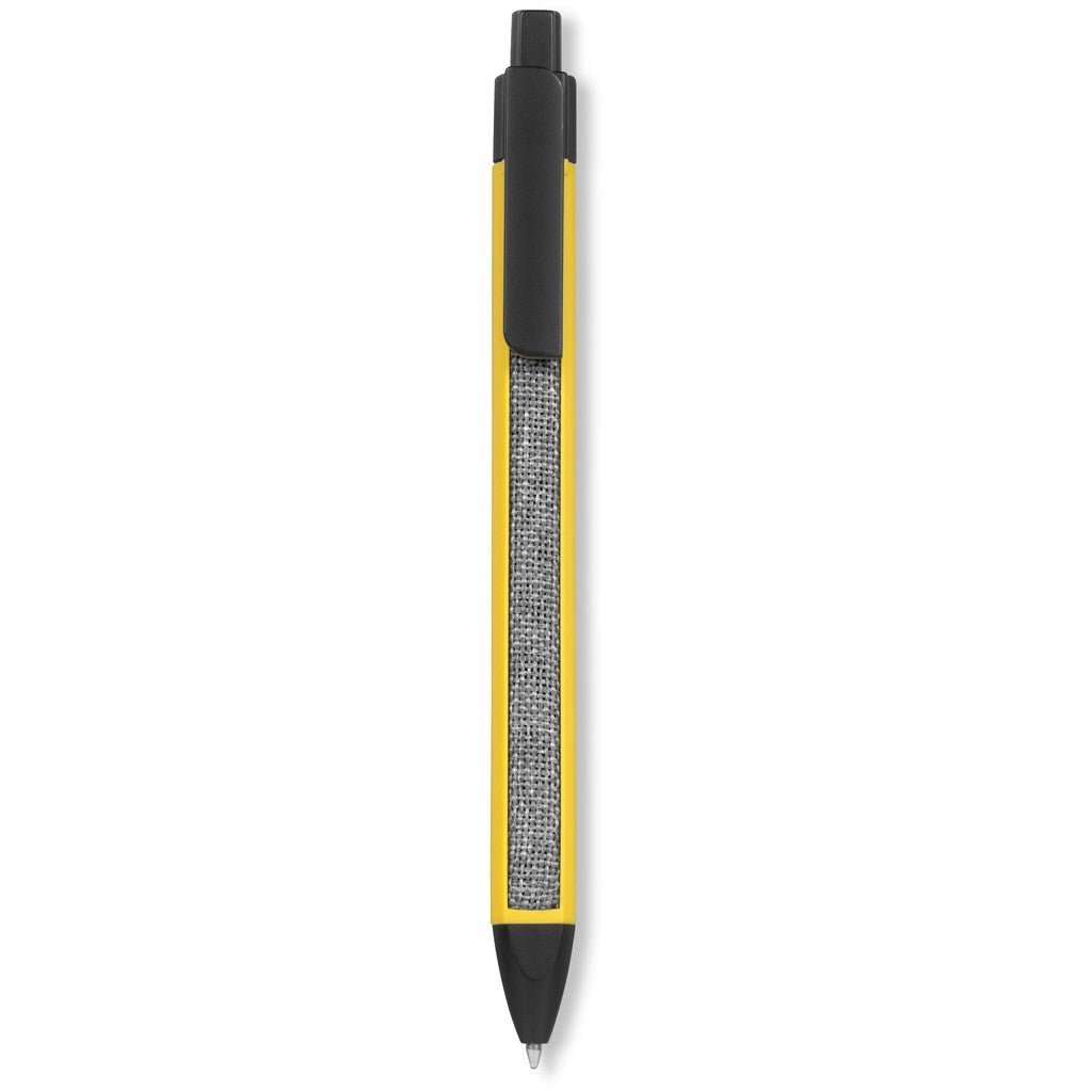 Vulcan Ball Pen - Yellow - Brand your company Logo! Get a quote - Promo Lingo