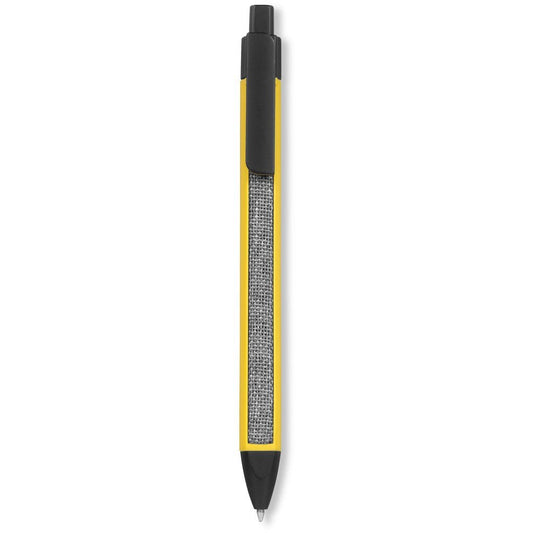 Vulcan Ball Pen - Yellow - Brand your company Logo! Get a quote - Promo Lingo
