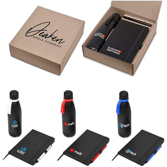 Walker Kraft Gift Set - Brand your company Logo! Get a quote - Promo Lingo