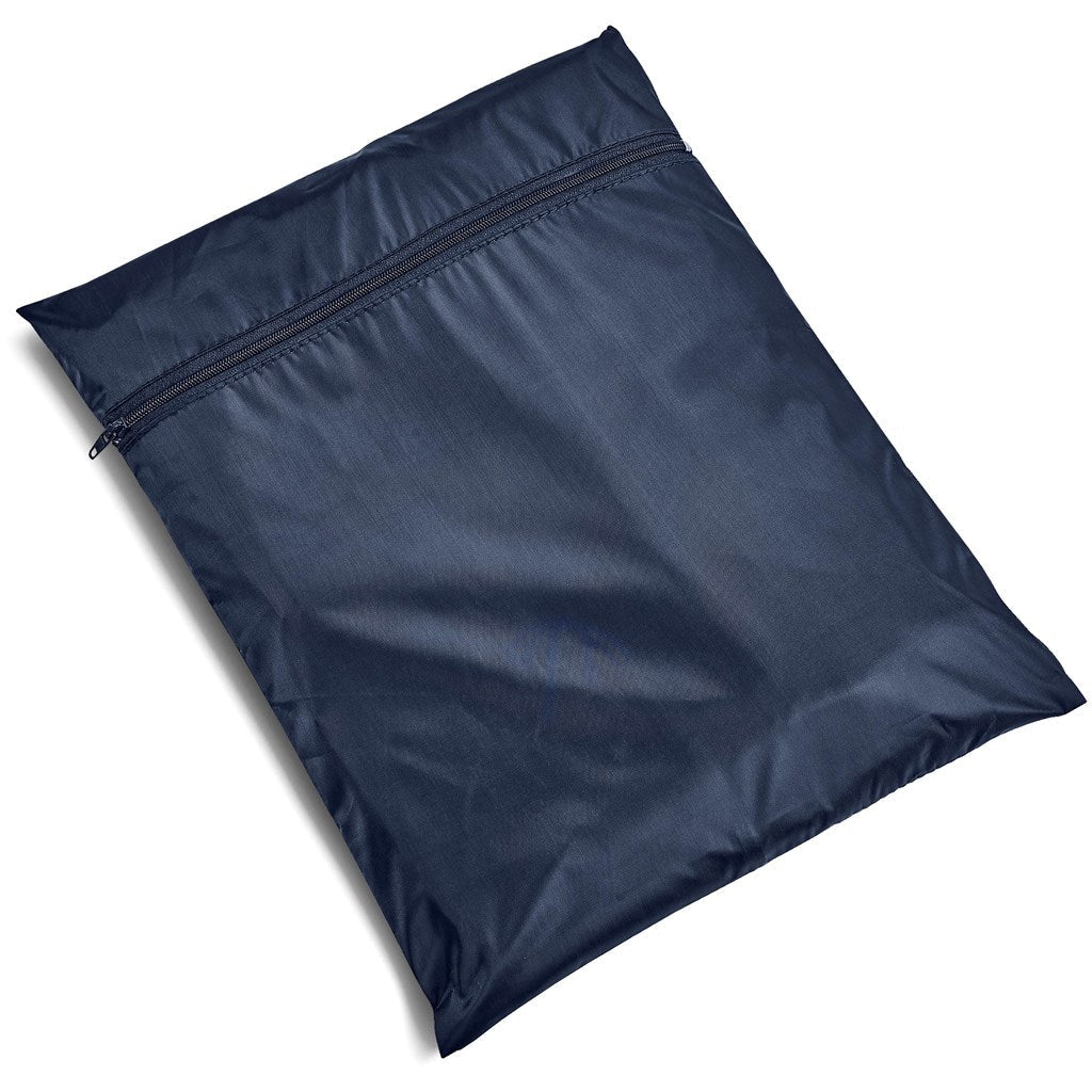 Weather Polyester/PVC Rainsuit - Navy - Brand your company Logo! Get a quote - Promo Lingo