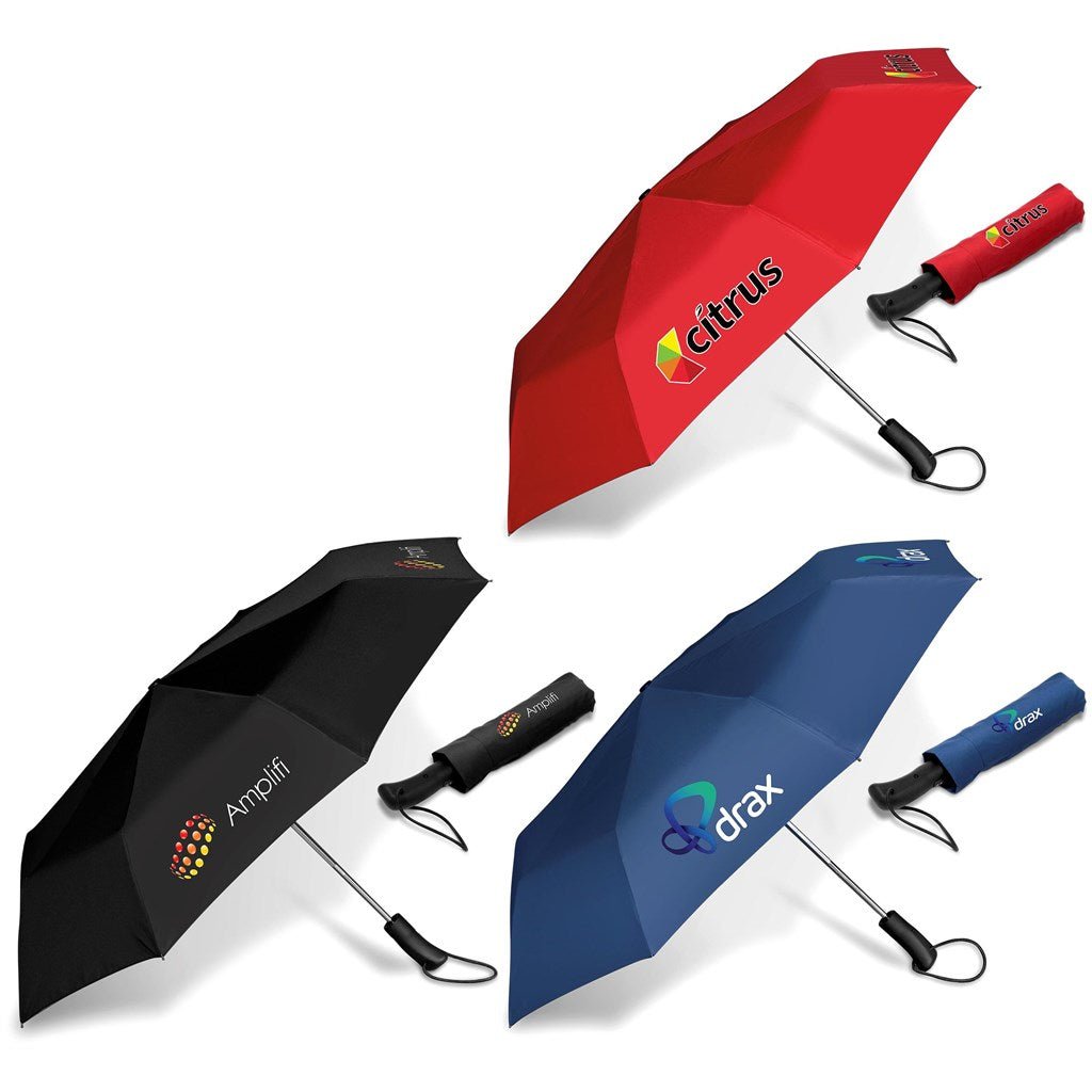 Whimsical Auto - Open Compact Umbrella - Brand your company Logo! Get a quote - Promo Lingo