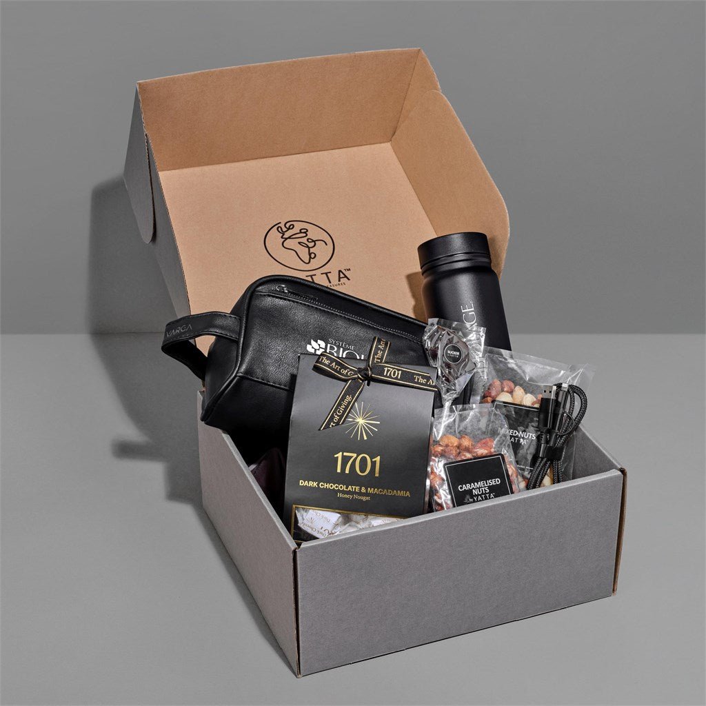 Yatta Gentlemans Gear Hamper: Style Meets Functionality - Brand your company Logo! Get a quote - Promo Lingo