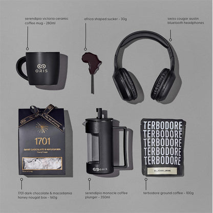 Yatta Hampin Hot Hamper: Luxury Coffee Experience Unleashed - Brand your company Logo! Get a quote - Promo Lingo