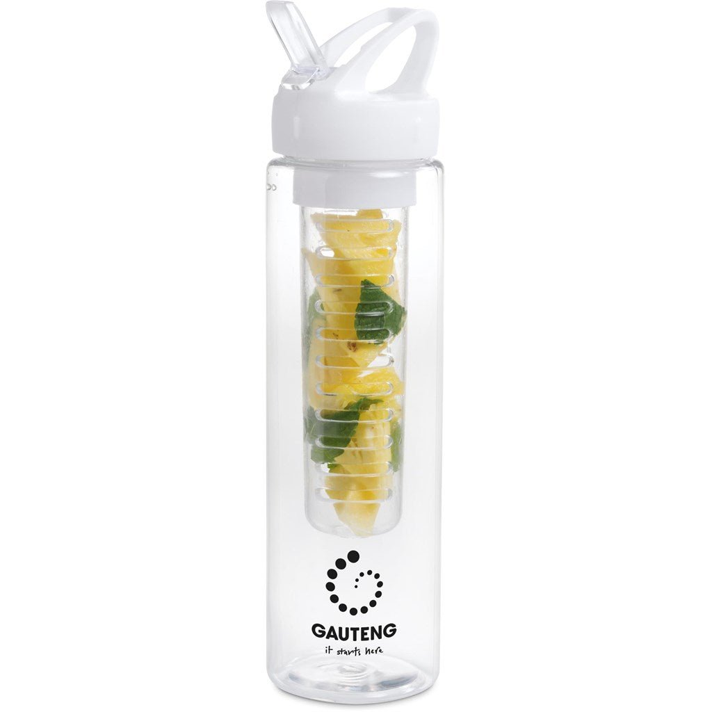 Zest Plastic Infuser Bottle - 750ml - Transparent - Brand your company Logo! Get a quote - Promo Lingo